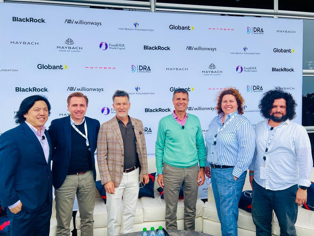 Keith Koo with luxury and philanthropy leaders at the Maybach Foundation luncheon